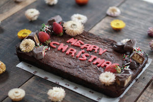 Christmas Special : Decadent Dark Chocolate Brownie