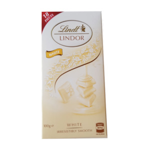 Lindor White Chocolate Block