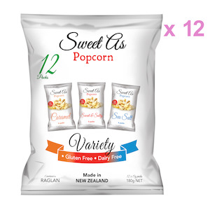 [Bulk Buy] 12 Bags x 180g Variety Multipack Popcorn