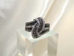 Black Silver Ring