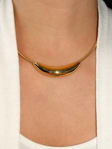 Internet only: Katie Gold Necklace