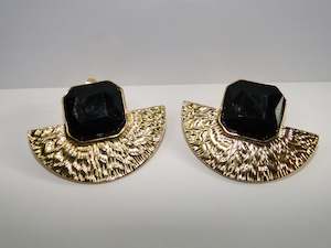 Taylor Black Stud Earrings