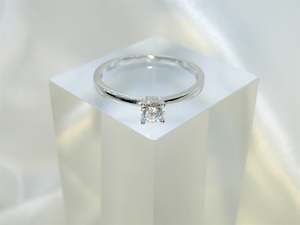 Solitaire 925 Sterling Silver Ring