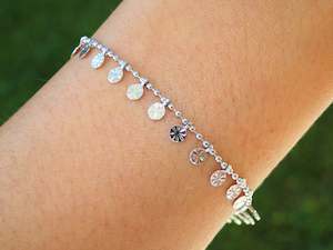 Internet only: Little Medals White Rhodium plated Bracelet