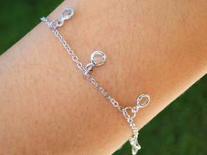 Crystals White Rhodium plated Bracelet