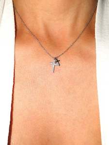 Crosses Silver Necklace