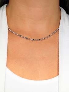 Melinda 18k White Gold plated Necklace