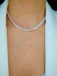 Thick Chain Sterling Silver filled Necklace