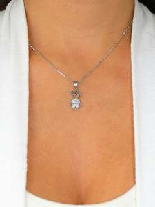 Boy Platinum plated Necklace