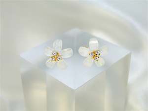 Flower 925 Sterling Silver Stud Earring