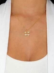 Girls Teddy 18K Gold filled Necklace