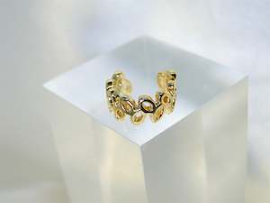 Golden Leaves 18k Gold plated Ear Cuff