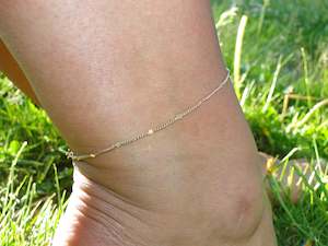 Golden Stars Anklet