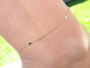 Hearts 18K Gold Filled Anklet