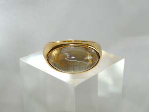 Cat's Eye Golden Ring