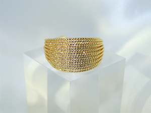 Internet only: Sam Elegance 14K Gold plated Ring