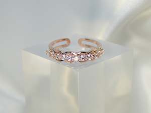 Grace 14K Rose Gold plated Ring