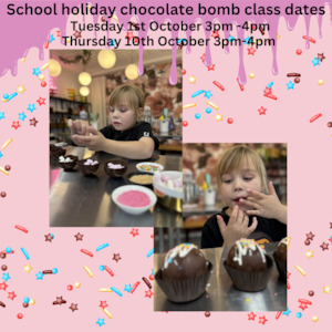 Chocolate Bomb Class Tuesday 1st October 3-4pm & Thursday 10th October 3-4pm