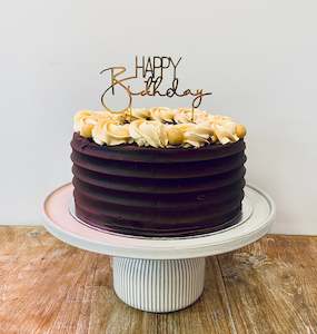 Cake icing or decorating: Salted Caramel Chocolate Mud Cake