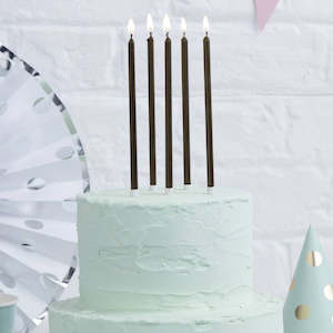 Cake icing or decorating: 12cm Candles (pack of 12)