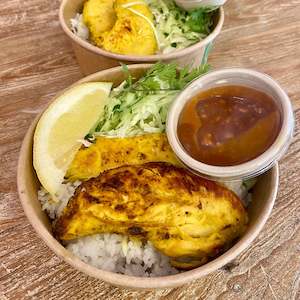 Lunch - Satay Chicken, Rice and Salad Bowl (GF)