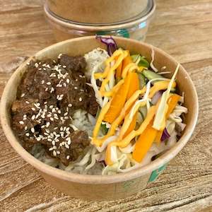 Lunch - Asian Beef, Rice and Salad Bowl (GF)