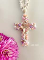 Pastel Blinged Cross