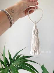 Heart Tassel Wall Hanging