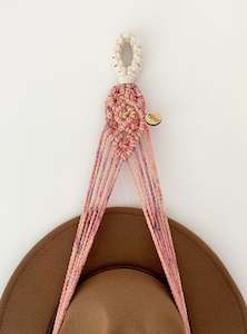 Homewares: HAND DYED TRIPLE HAT HANGER