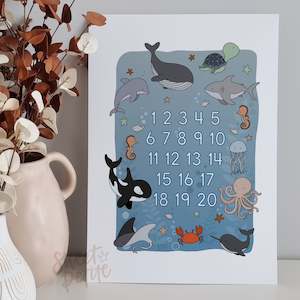 Pet: Number Print - Under the Sea