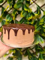 Cafe: Mini triple chocolate cake (5" wide)