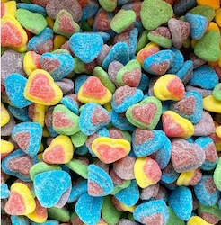 Sour rainbow hearts