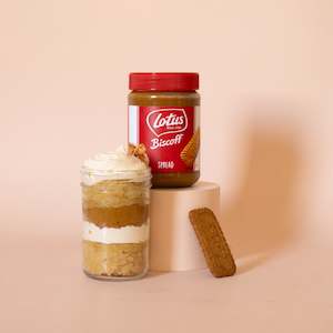 Biscoff Cookie Butter Cake Jar