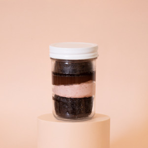 Cake: Chocolate Raspberry Cake Jar