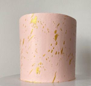 Cake: Handpainted Gold Accents