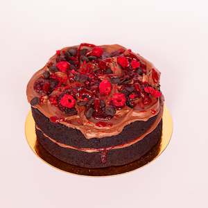 Chocolate Raspberry Cake (Vegan)