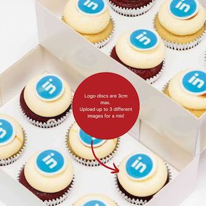 Branded Logo Cupcakes