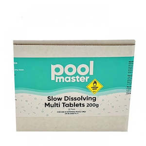 Swimming pool chemical: Pool Master Tri-Chlor Multi 200g Tablets - 20pk