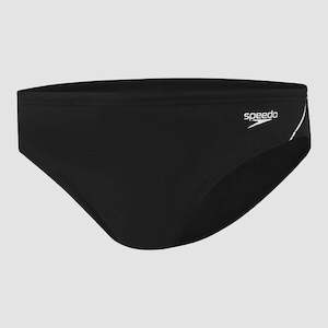 Mens Briefs: MENS ENDURANCE LOGO BRIEF BLACK WHITE