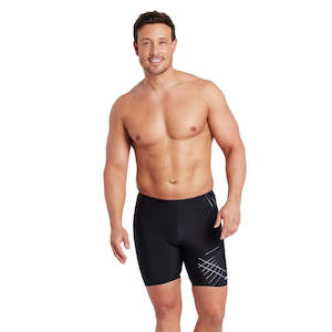 Male Swimwear: MENS ETCH MID JAMMER ZOGGS