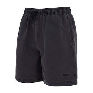 Male Swimwear: MENS MOSMAN WASHED 15" SHORTS CHARCOAL ZOGGS