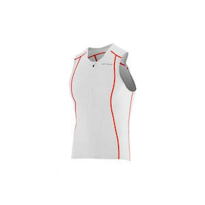 226 Tri Tank Mens 2015 Orca - White/red