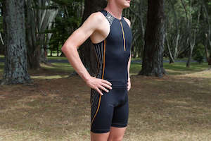 Tx2000 Mens Singlet Blk/org