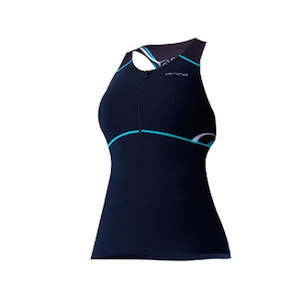 226 Support Singlet Womens 13 Orca - Black/blue