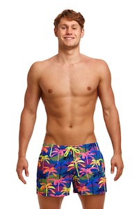 Mens Swim Shorts: MEN'S PALM A LOT SHORTY SHORTS SHORT