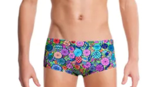 Boys Trunks: BONDI BROLLIES FUNKY TRUNK