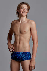 Boys Trunks: CLASSIC TRUNK BLUE MIST FUNKY TRUNKS