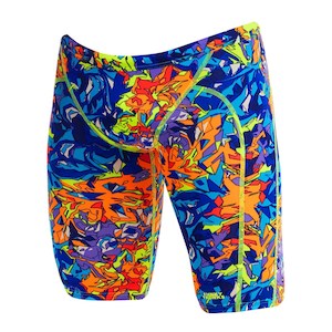 Boys Jammer: FUNKY TRUNKS MIXED MESS TRAINING JAMMER