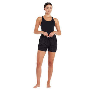 Womens Two Peice: ZOGGS BLACK INDIE SHORTS WOMEN