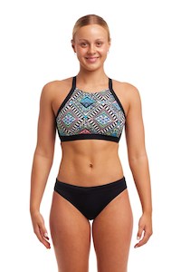 Womens Two Peice: LADIES WEAVE PLEASE HI LIGHT SWIM TOP